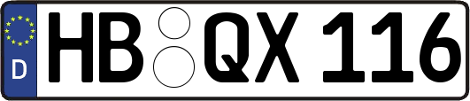 HB-QX116