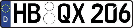 HB-QX206