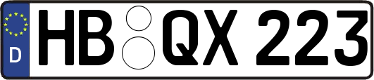 HB-QX223