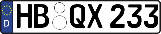 HB-QX233