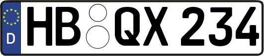 HB-QX234