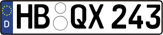 HB-QX243