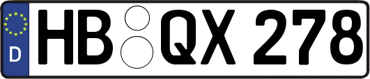 HB-QX278