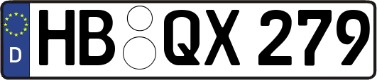 HB-QX279