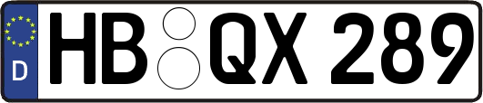 HB-QX289