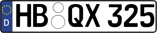 HB-QX325