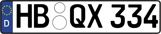 HB-QX334