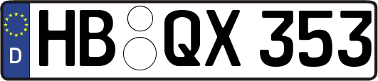 HB-QX353