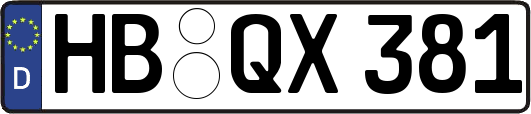 HB-QX381