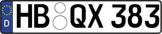 HB-QX383