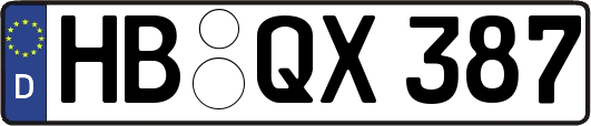 HB-QX387