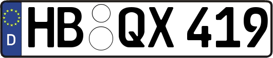HB-QX419
