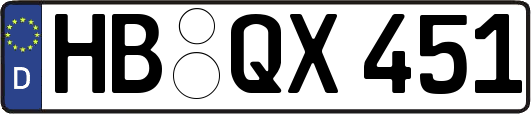HB-QX451