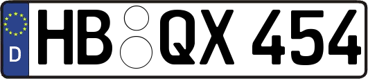 HB-QX454