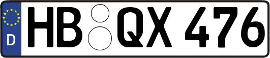 HB-QX476