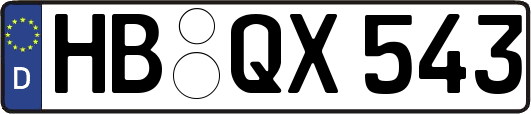 HB-QX543