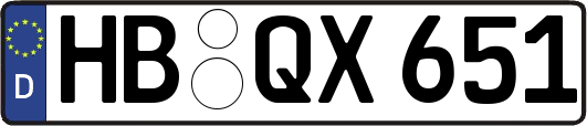 HB-QX651