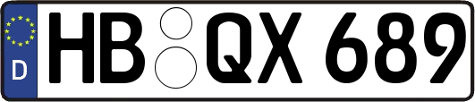 HB-QX689