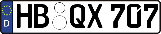 HB-QX707