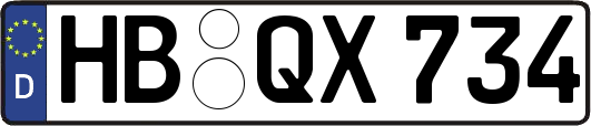 HB-QX734