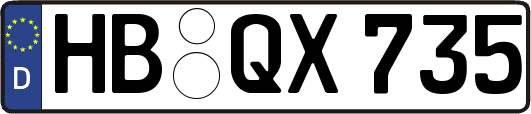HB-QX735