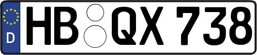HB-QX738