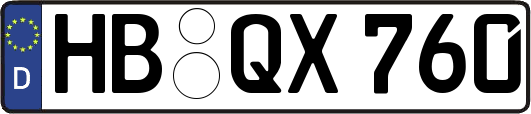 HB-QX760