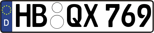 HB-QX769