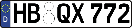 HB-QX772