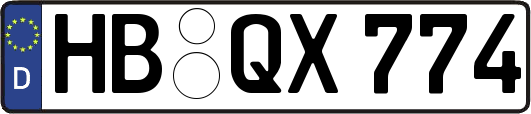 HB-QX774