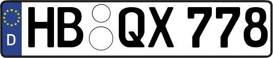 HB-QX778