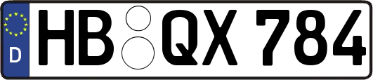 HB-QX784