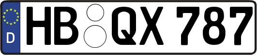HB-QX787
