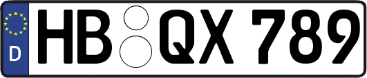 HB-QX789