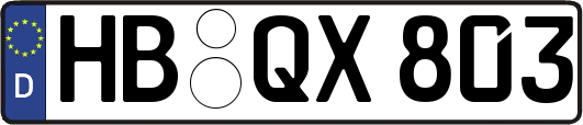 HB-QX803