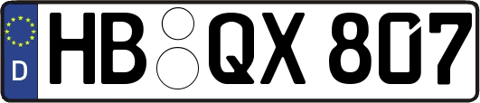 HB-QX807