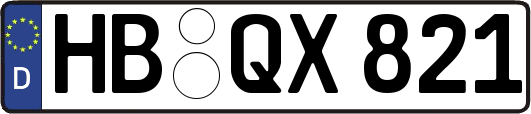 HB-QX821
