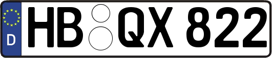 HB-QX822