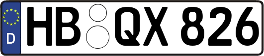 HB-QX826