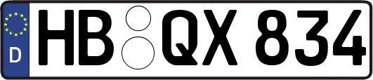 HB-QX834