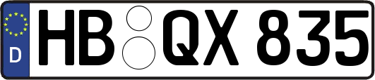 HB-QX835
