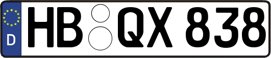 HB-QX838