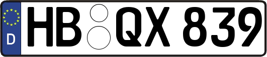 HB-QX839