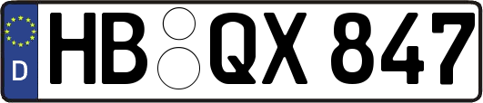 HB-QX847