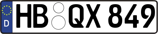 HB-QX849