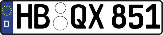 HB-QX851