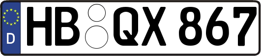 HB-QX867