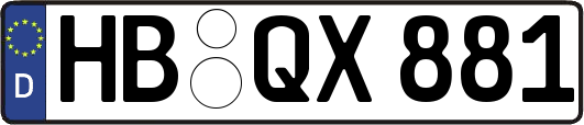 HB-QX881