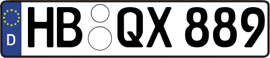HB-QX889