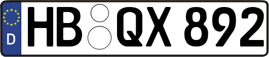 HB-QX892